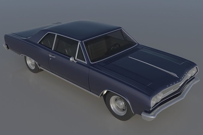 Chevrolet Chevelle 1965  3D print model 7