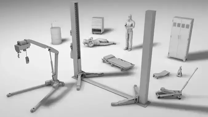GARAGE COLLECTION locker 3D print model