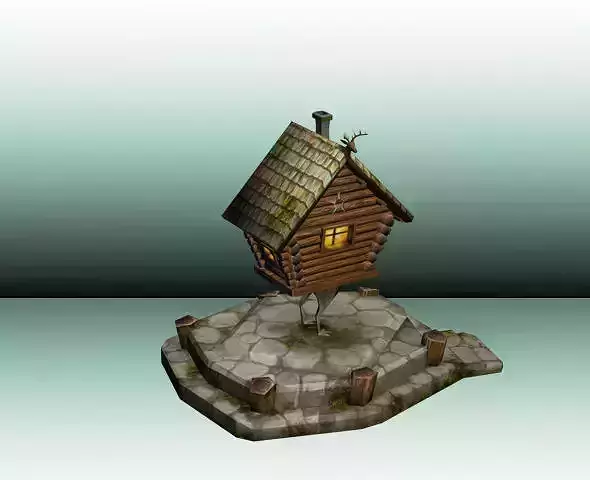 Witch House Low Poly