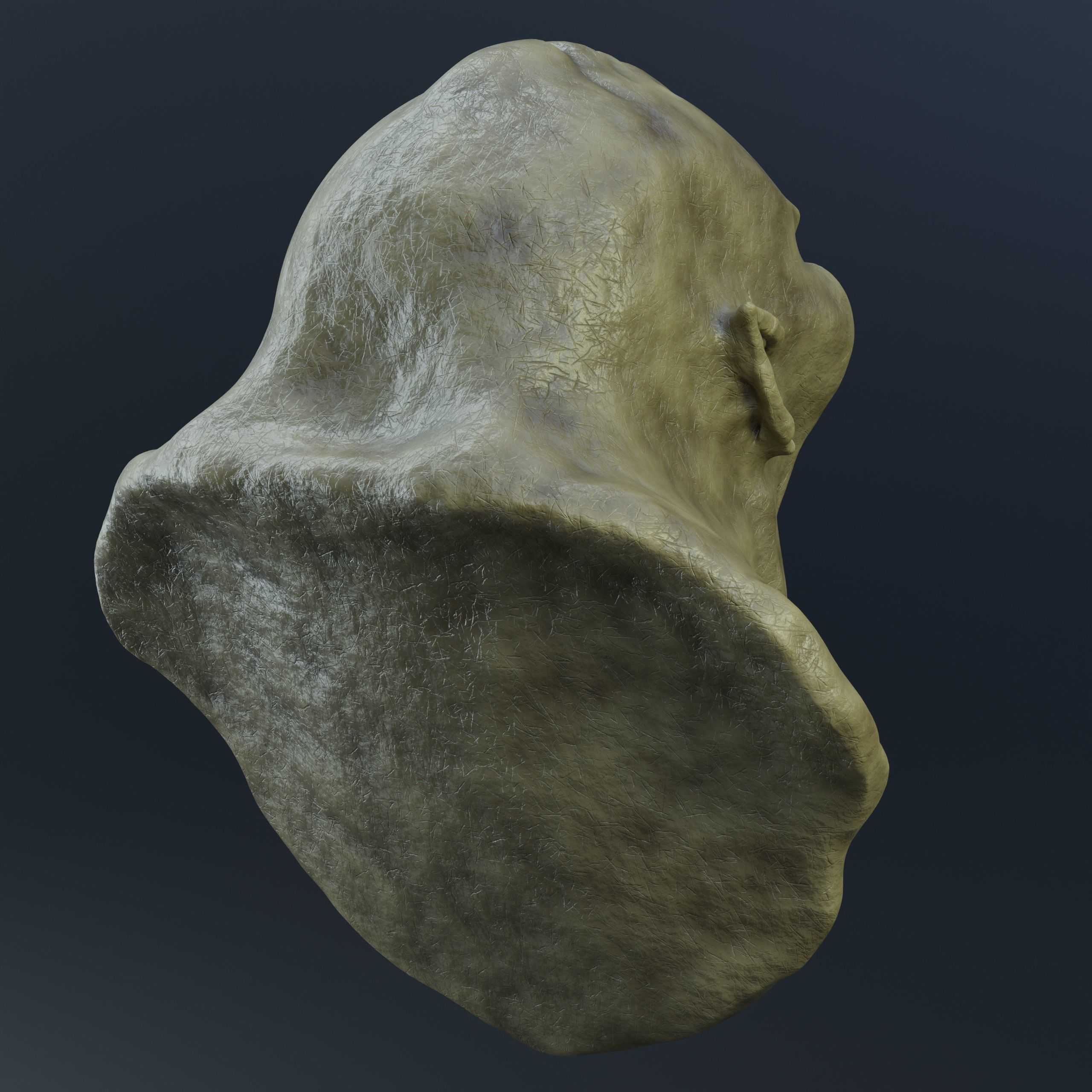 Cave troll sculpt in blender 3D model_4