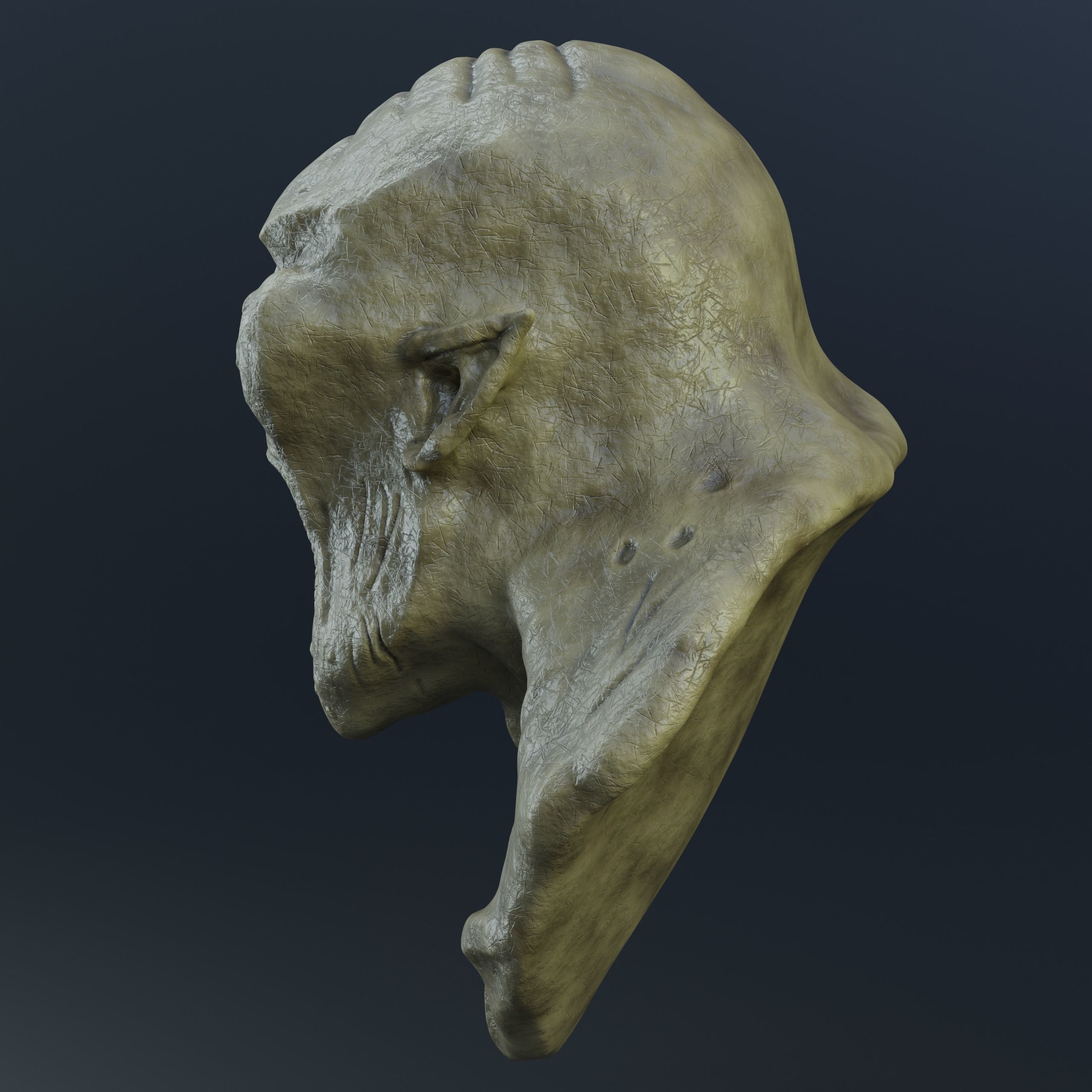 Cave troll sculpt in blender 3D model_6