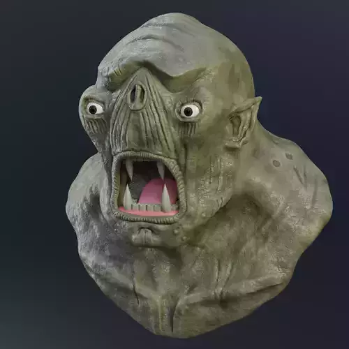 Cave troll sculpt in blender