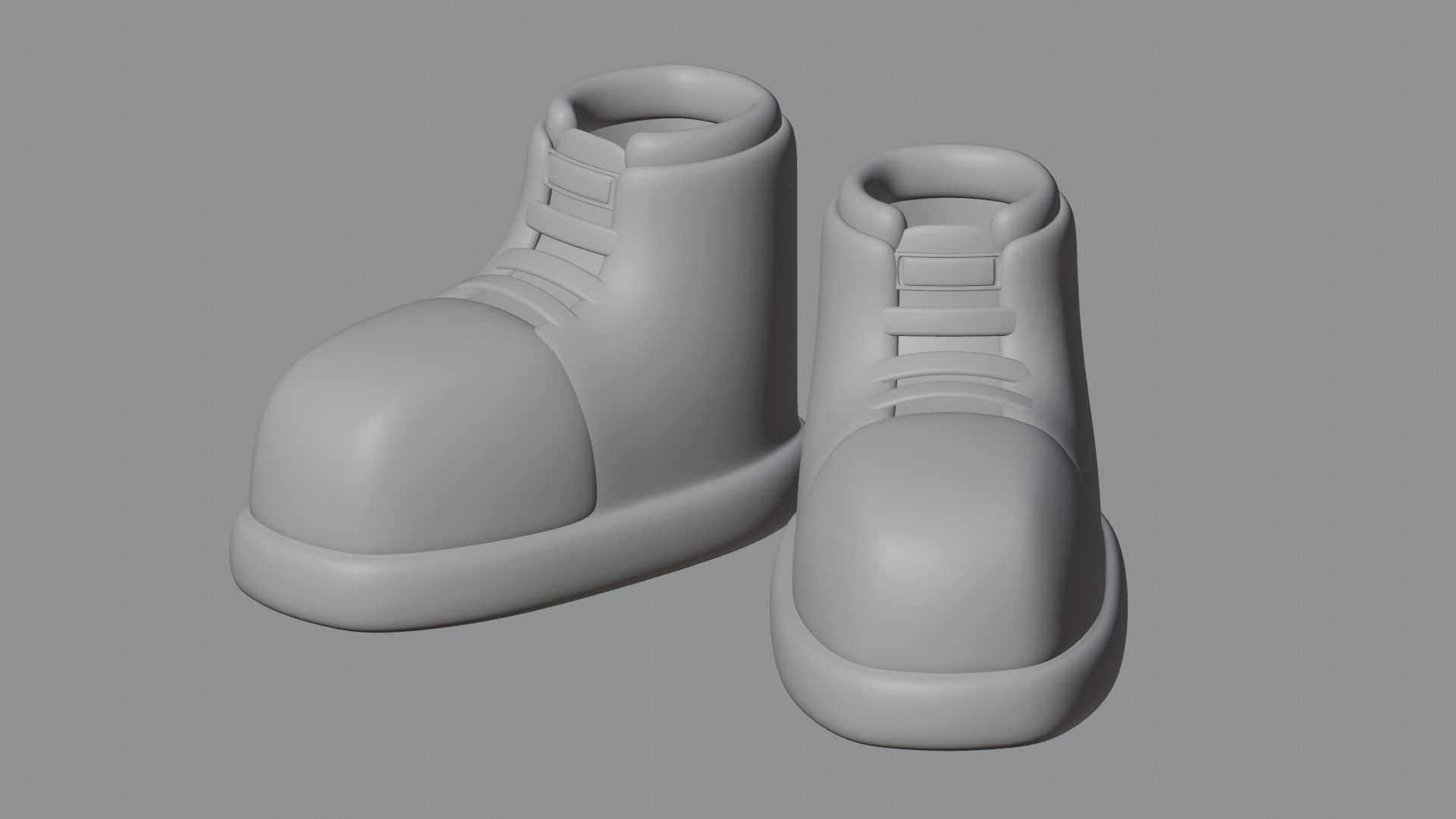 Sneakers pair of Free 3D model_1
