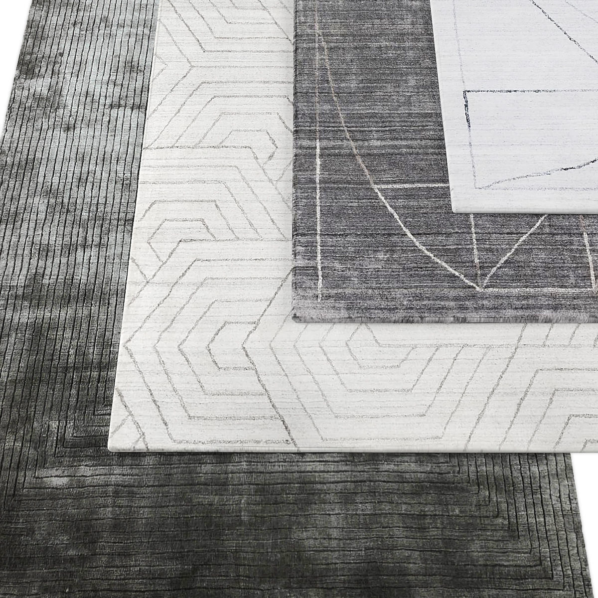 Rugs collection 314 Low-poly 3D model_1