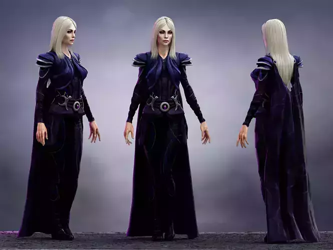Clea Strange Low-poly 3D model