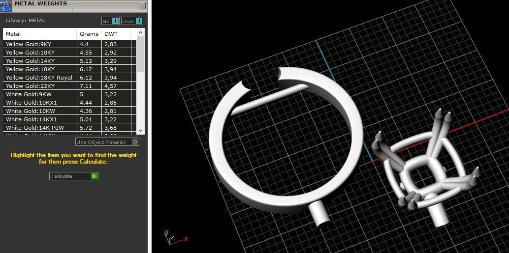 Soliter ring Model 2428 3D print model_8