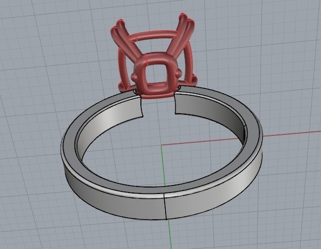 Soliter ring Model 2428 3D print model_4