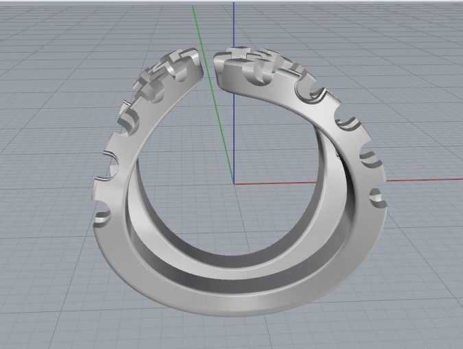 Ring Model 2426 3D print model_3