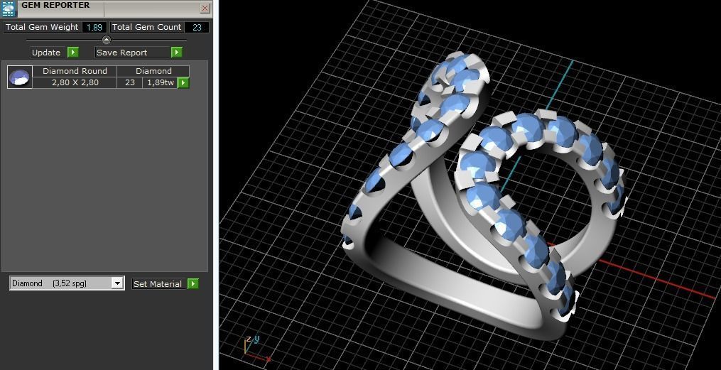 Ring Model 2426 3D print model_8