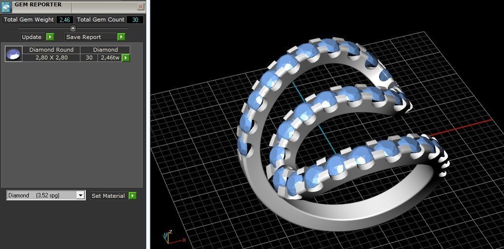 Ring Model 2425 3D print model_9