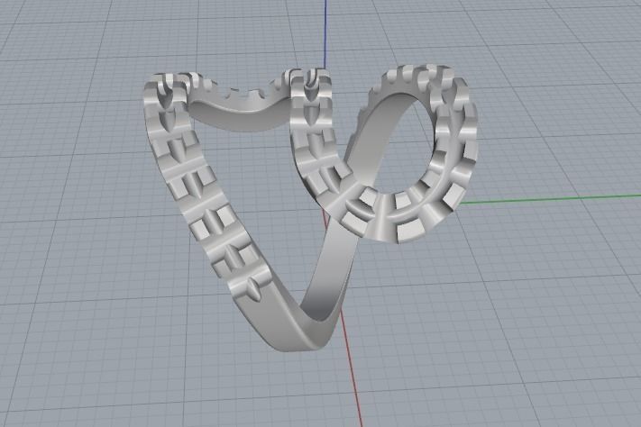 Ring Model 2425 3D print model_3