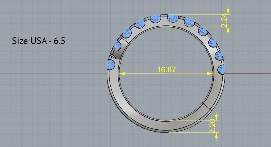 Ring Model 2425 3D print model_6