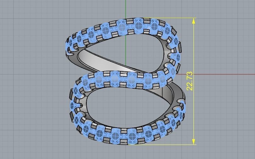 Ring Model 2425 3D print model_7