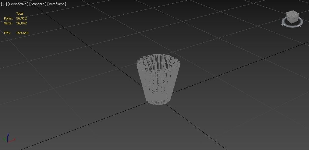 miniature flower pot 05 3D print model_3