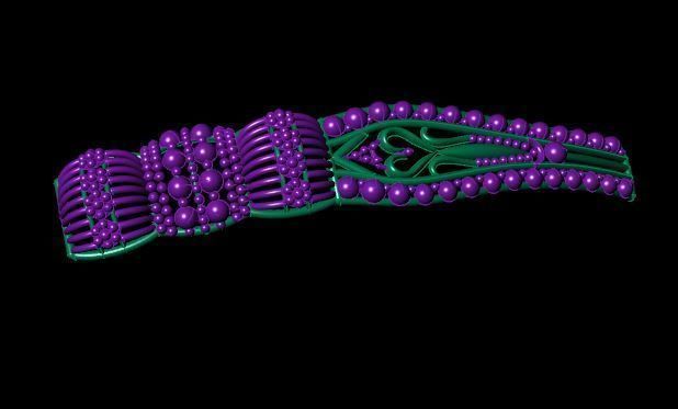 Bracelet  3D print model_4