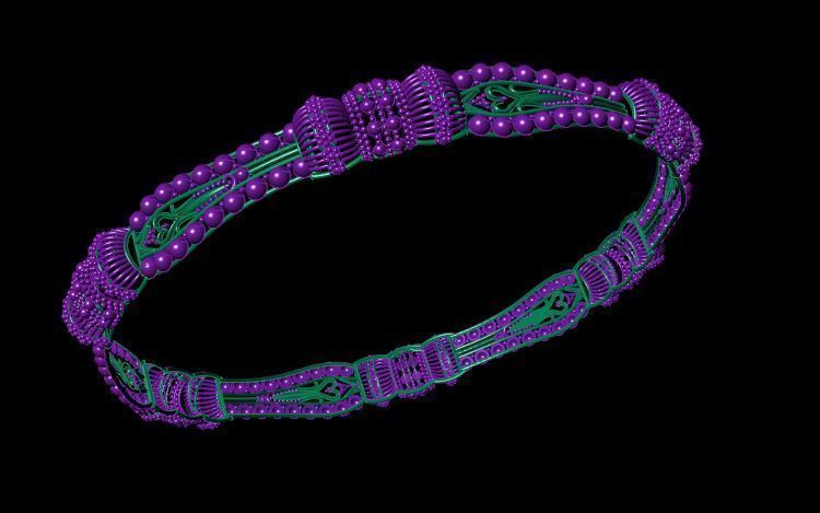 Bracelet  3D print model_6