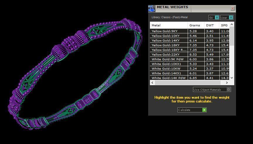 Bracelet  3D print model_7