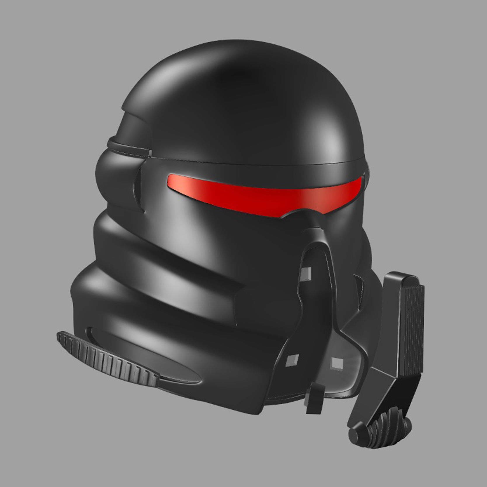 Purge Trooper Helmet 3D print model_3