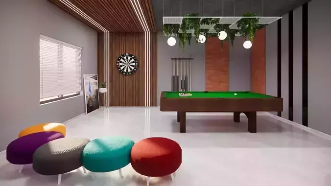 Entertainment Room 3D model