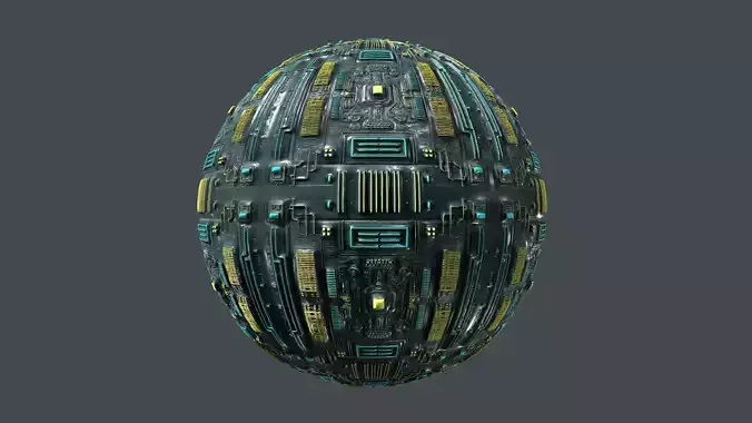 Cyberpunk Seamless PBR Texture 01 Texture
