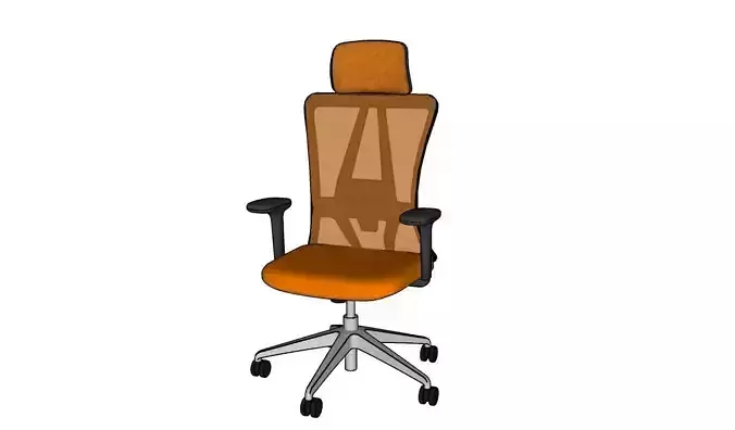 Orange Office Chair