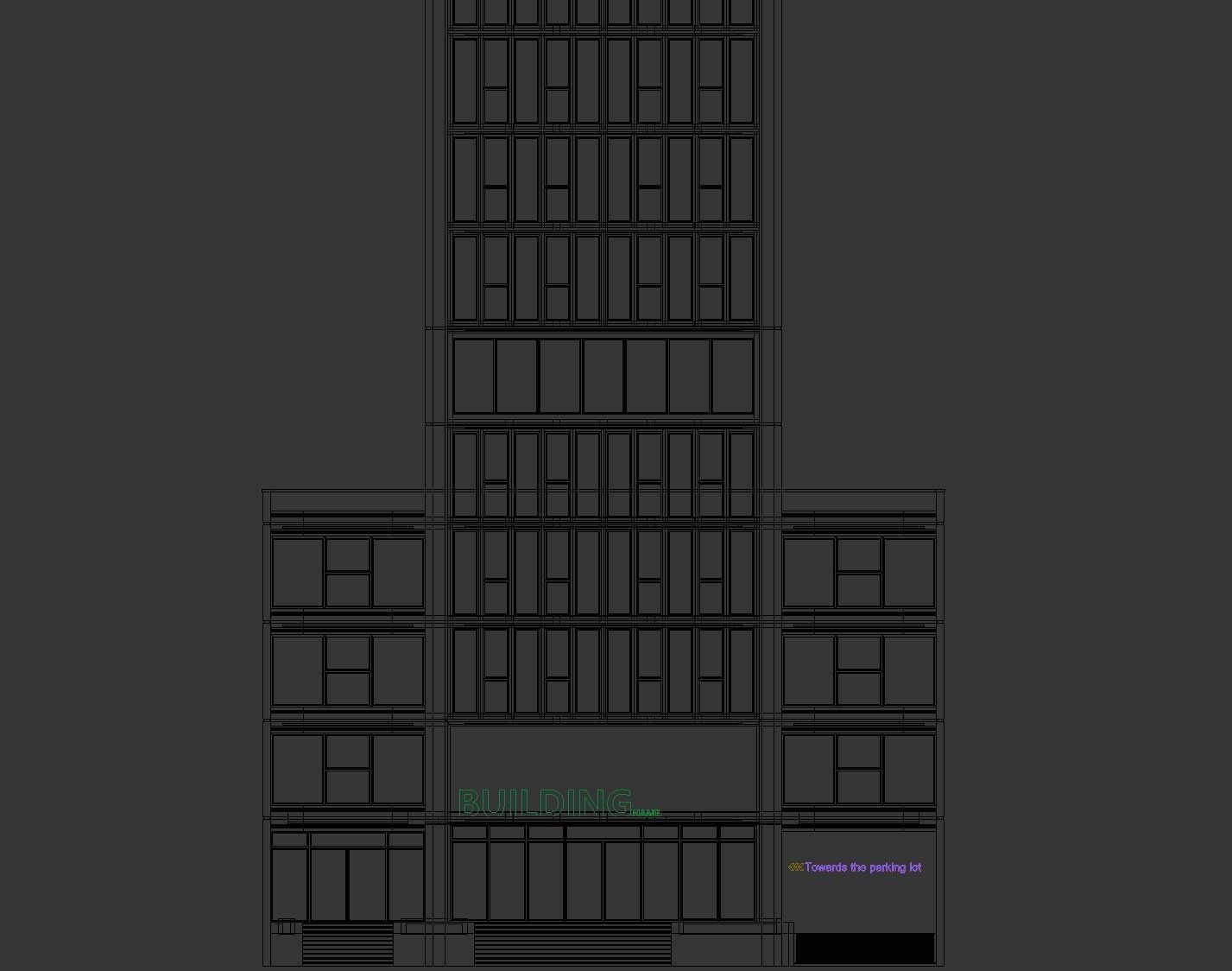 High-rise office building No 1 3D model_8
