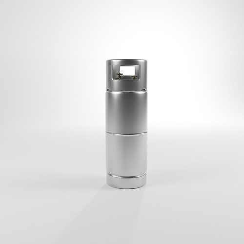 gas cylinder P20 3D model