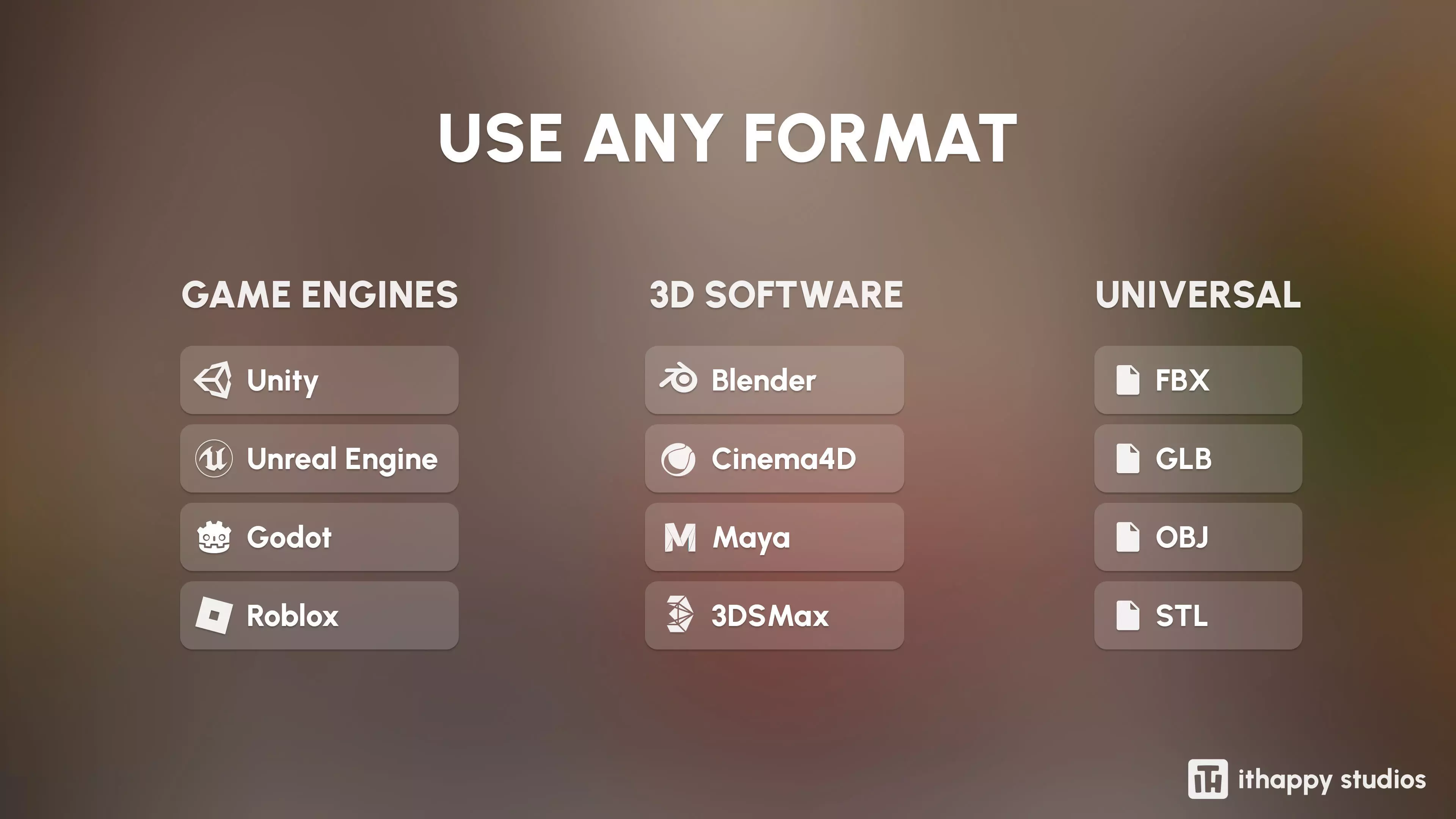 Furniture Realistic Low-poly 3D model_2
