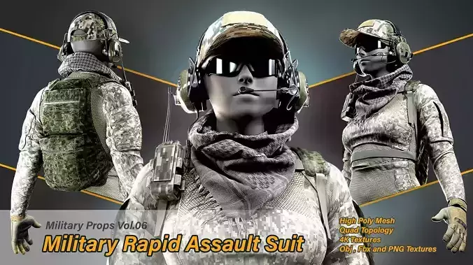 Military Rapid Assault Suit