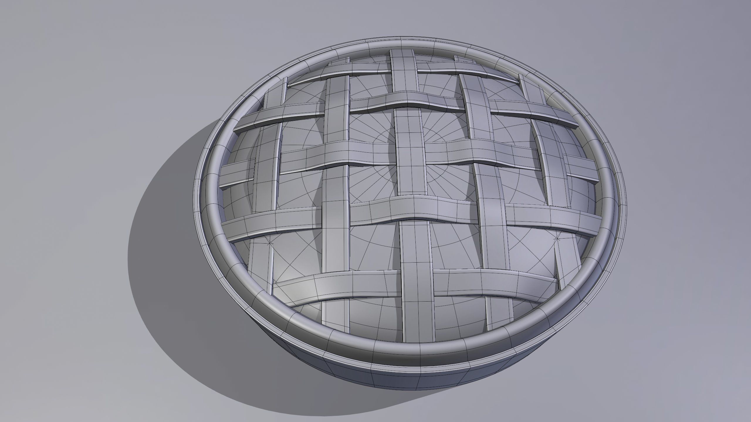 Apple Pie-With Procedural Materials-Blender 3D model_21