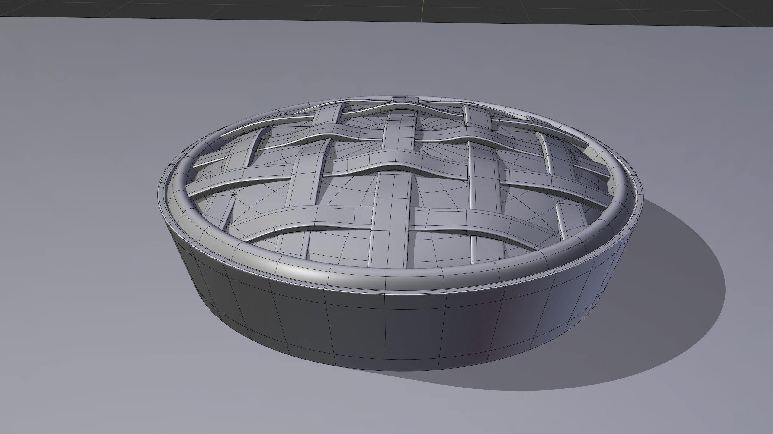 Apple Pie-With Procedural Materials-Blender 3D model_17