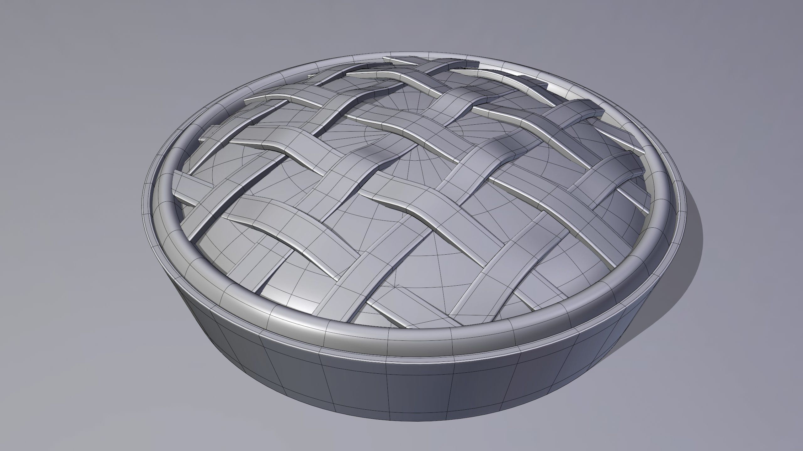 Apple Pie-With Procedural Materials-Blender 3D model_22