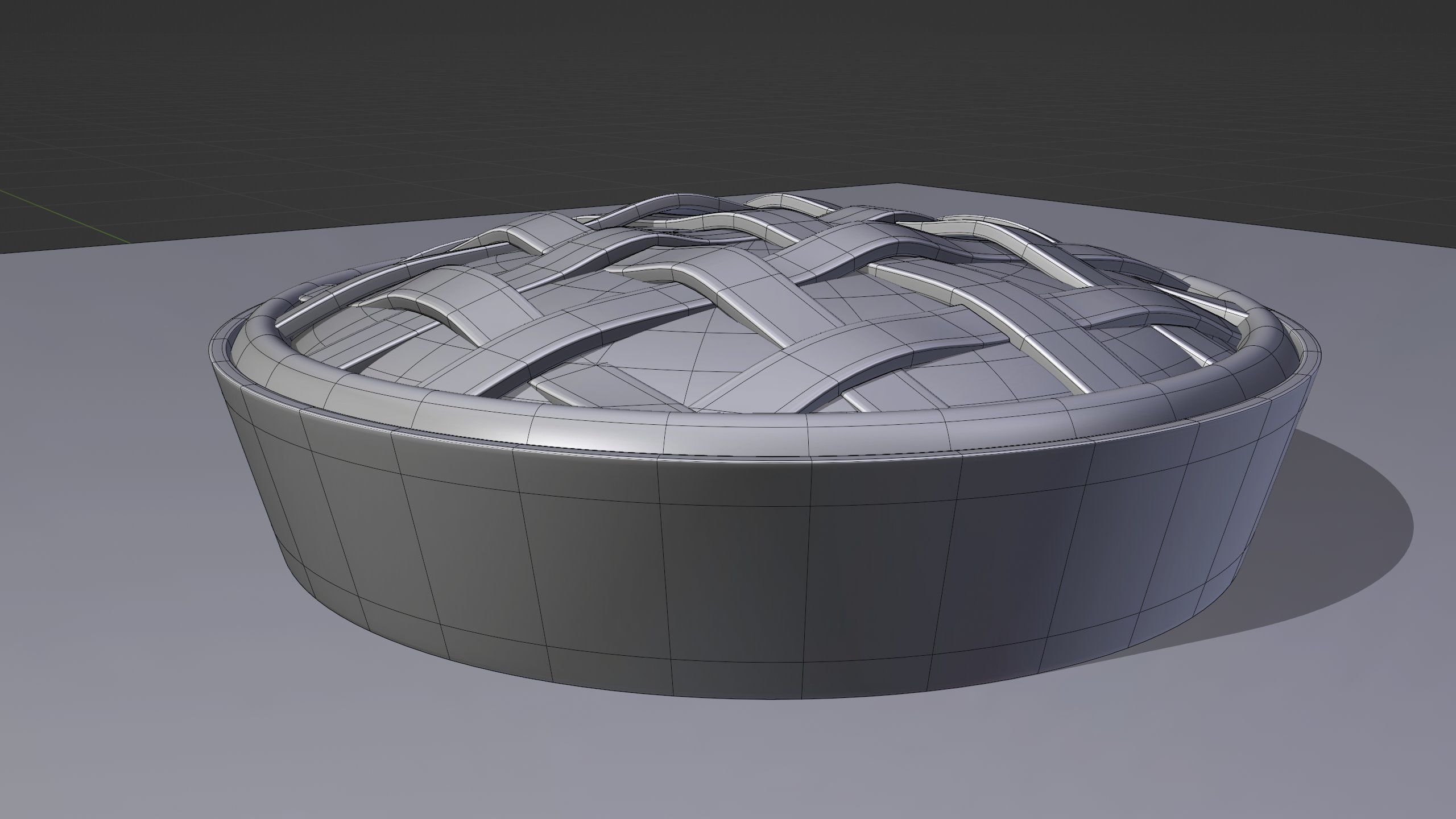 Apple Pie-With Procedural Materials-Blender 3D model_23