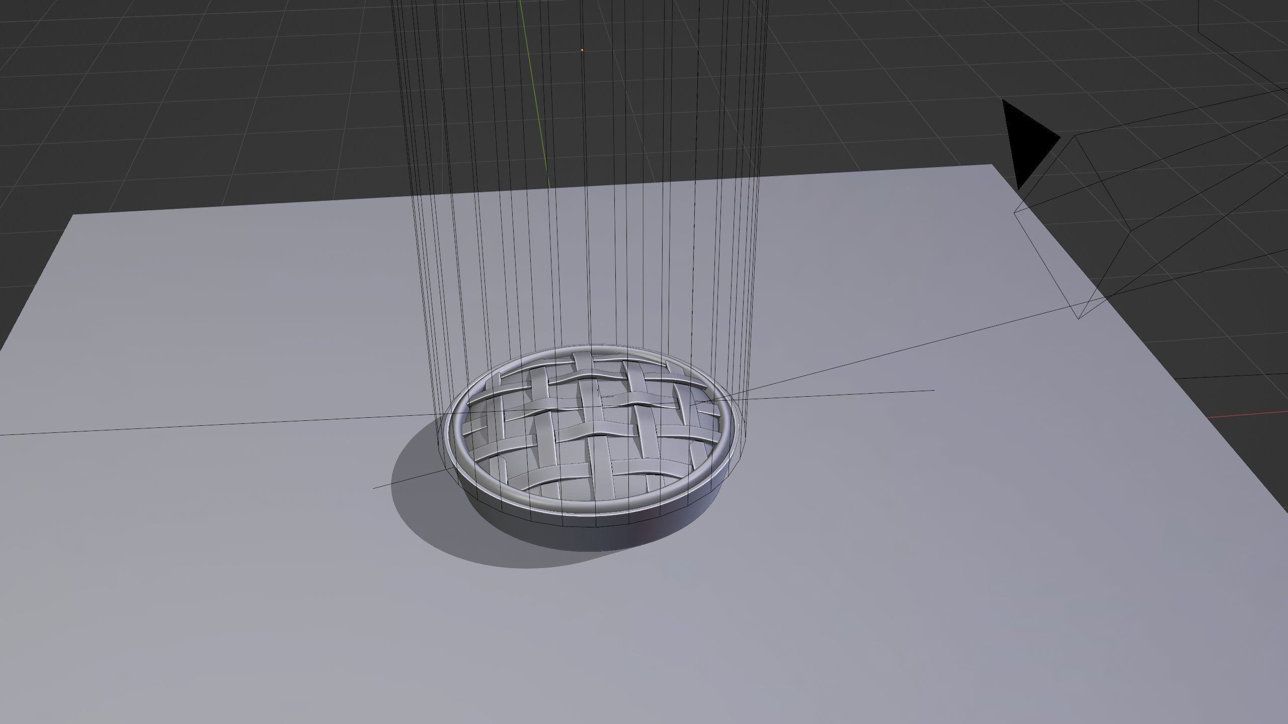 Apple Pie-With Procedural Materials-Blender 3D model_12