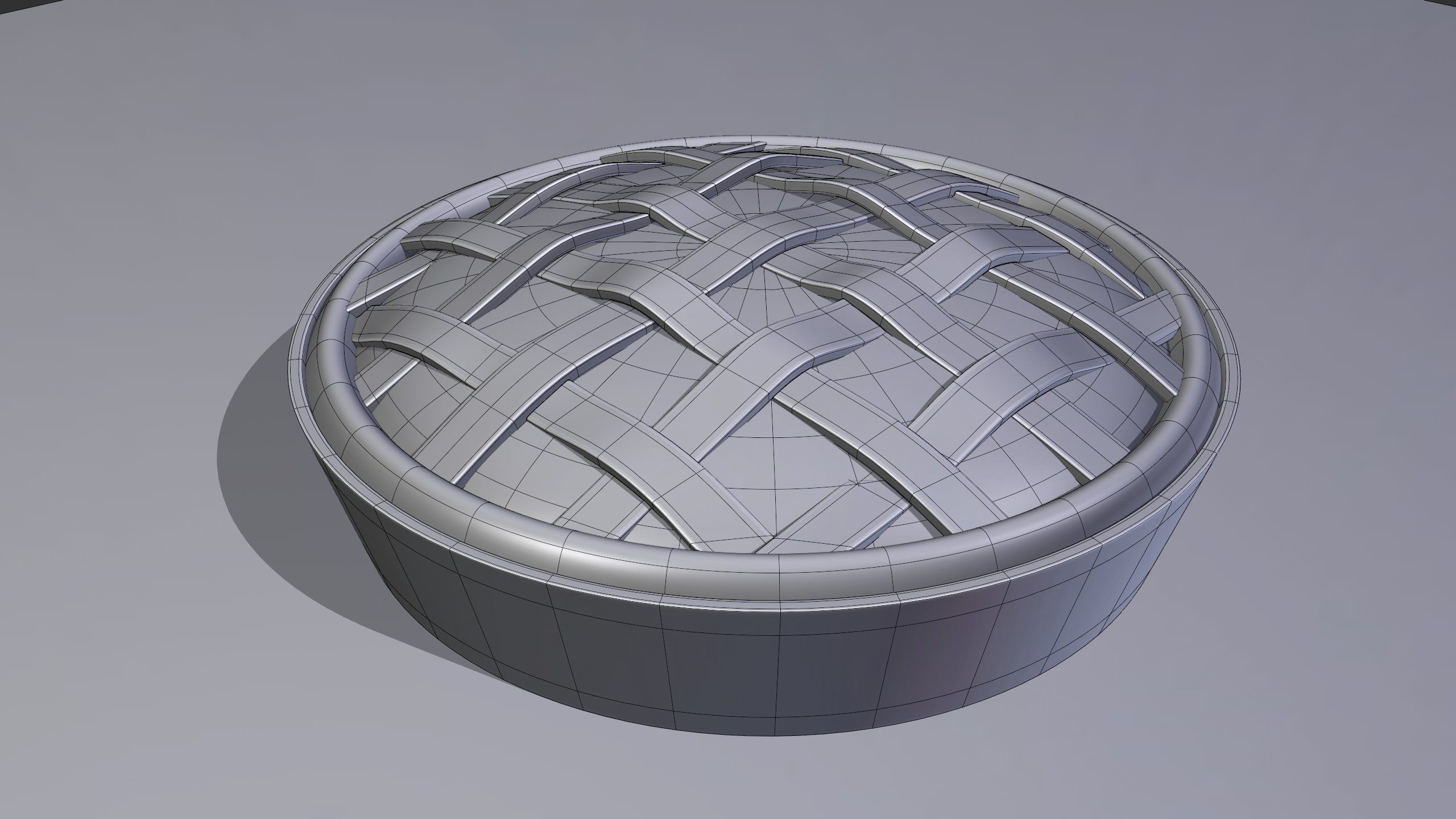 Apple Pie-With Procedural Materials-Blender 3D model_24