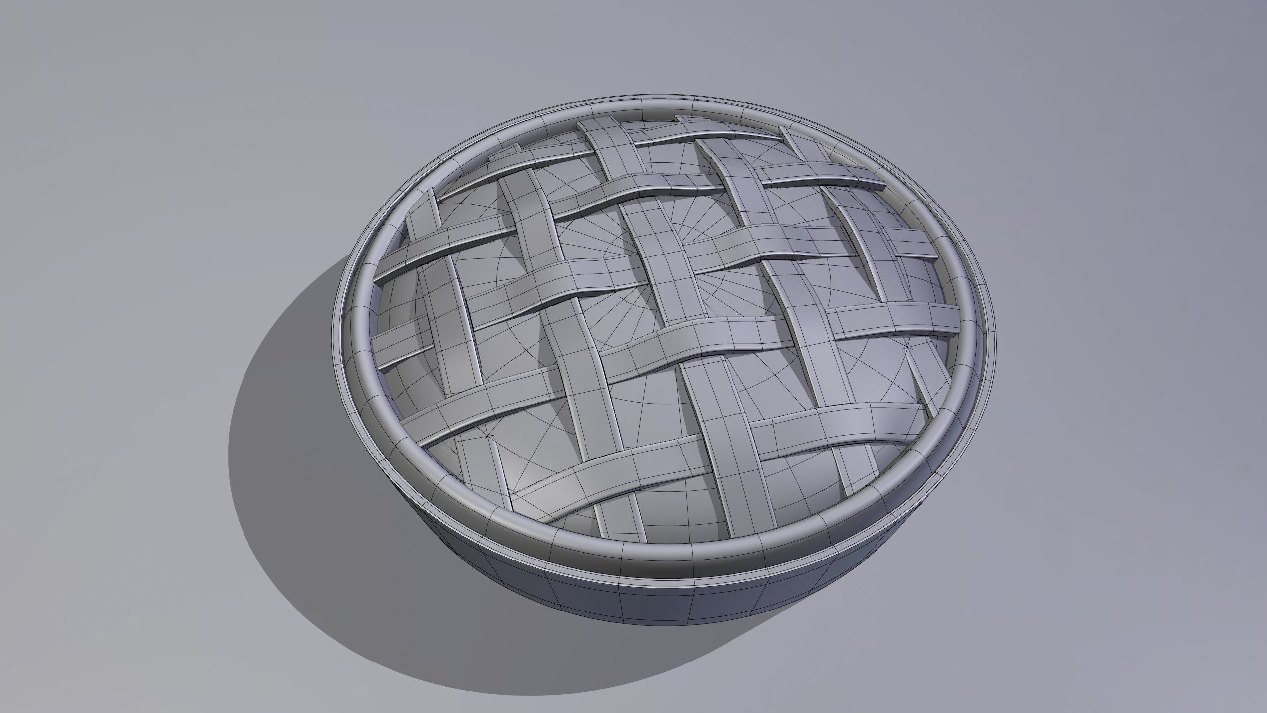 Apple Pie-With Procedural Materials-Blender 3D model_25