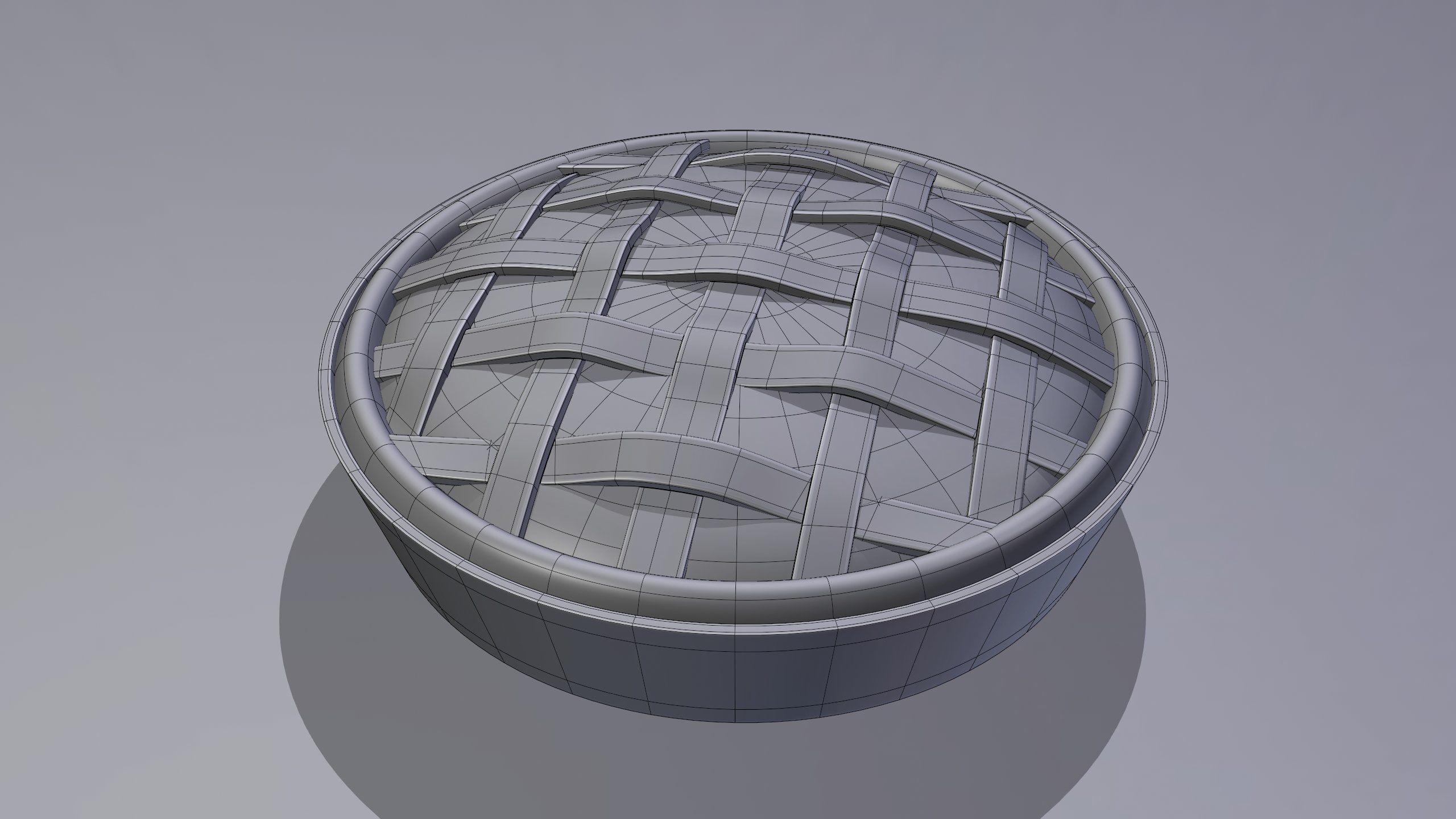 Apple Pie-With Procedural Materials-Blender 3D model_16