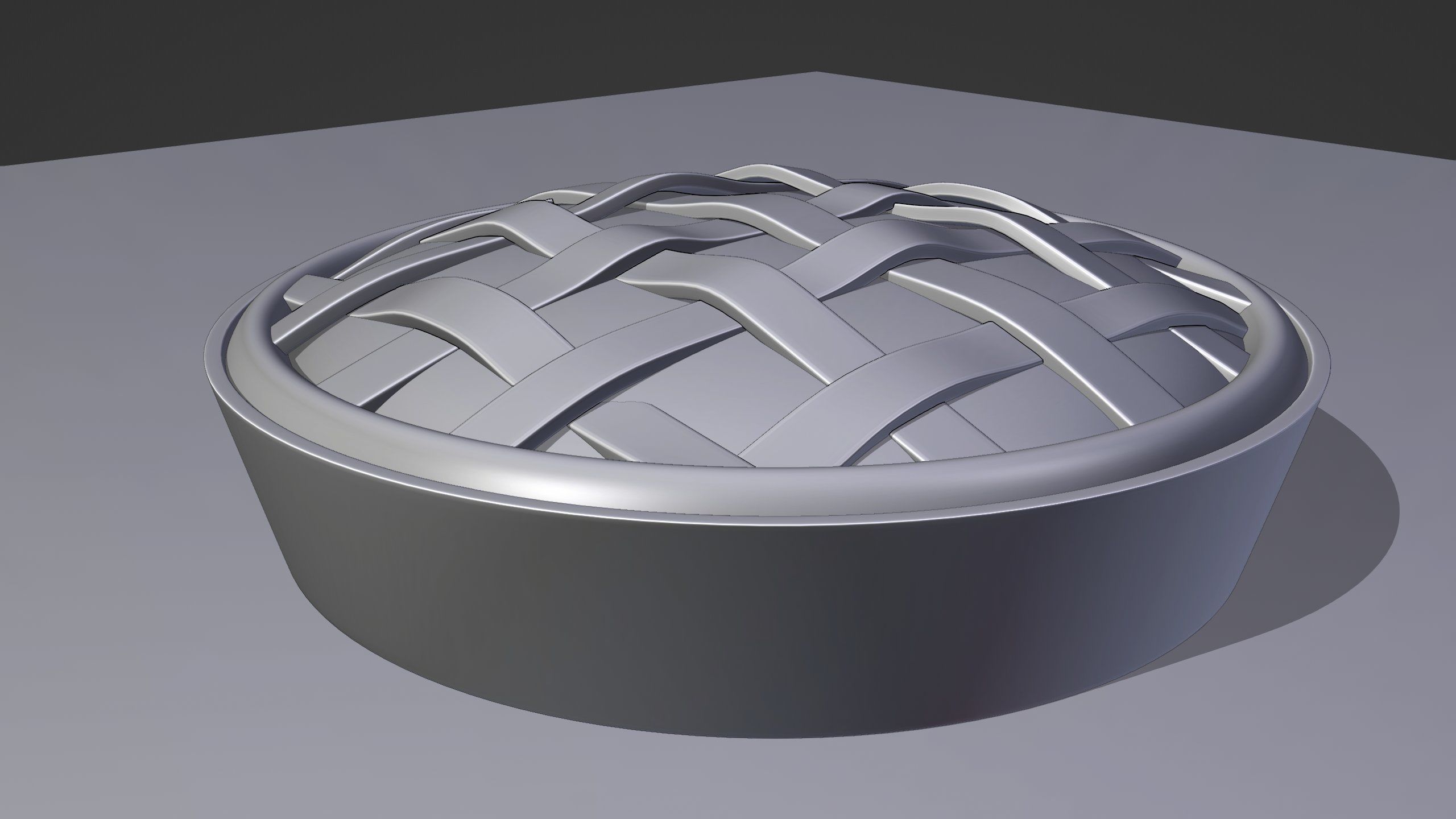 Apple Pie-With Procedural Materials-Blender 3D model_8