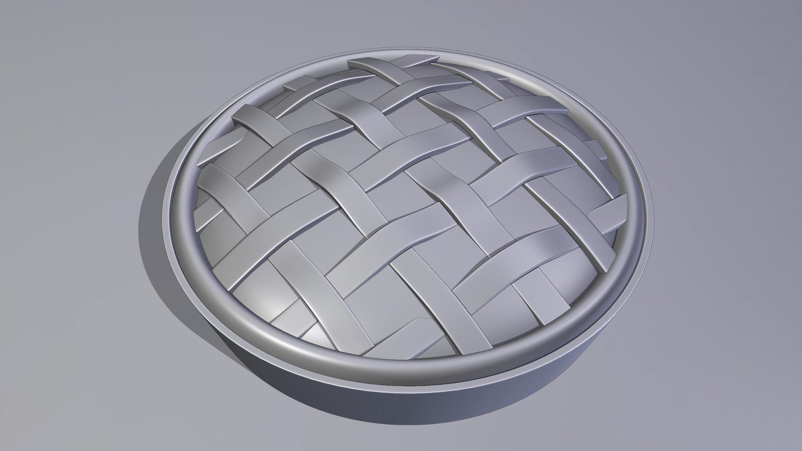 Apple Pie-With Procedural Materials-Blender 3D model_10