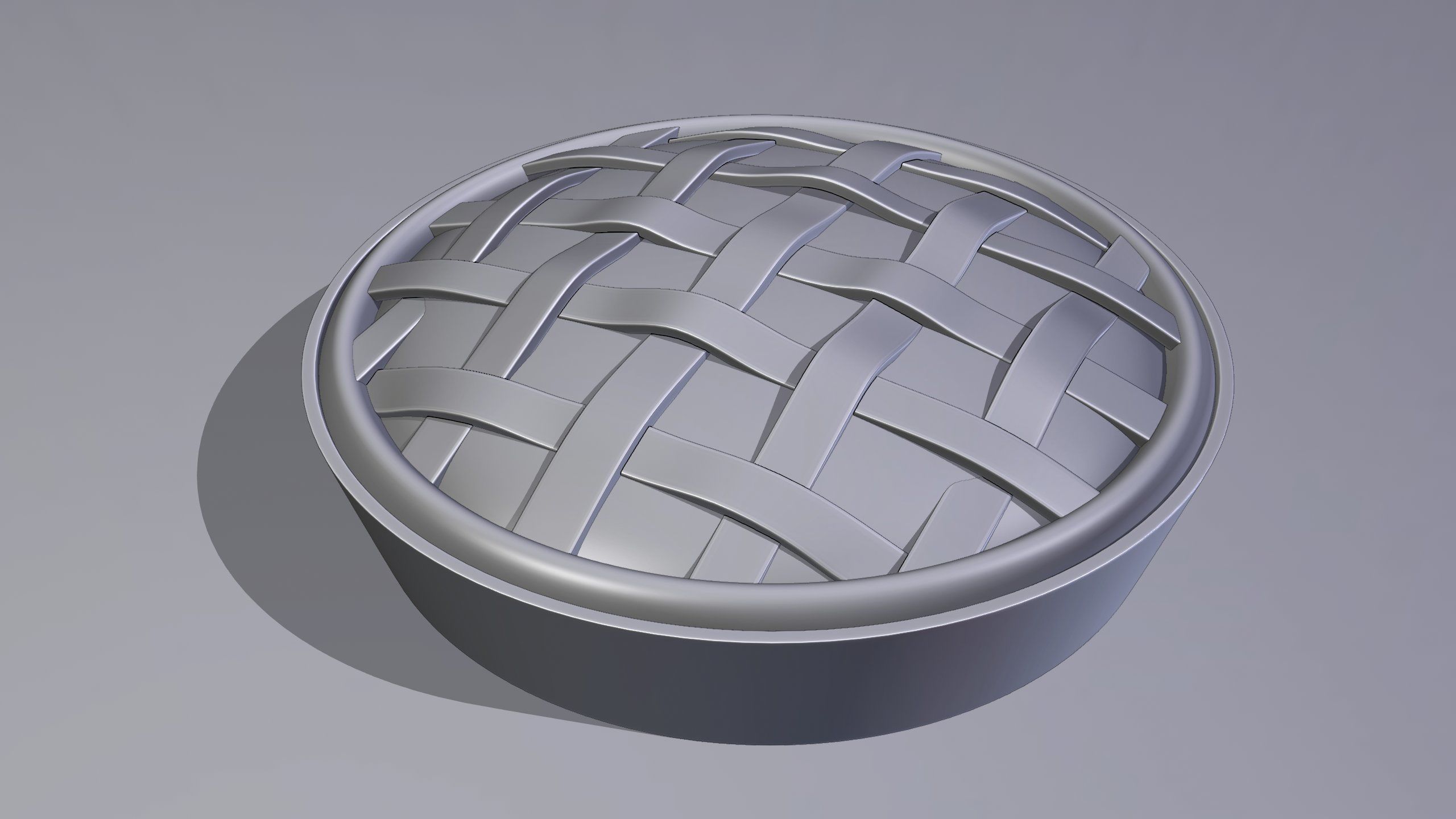 Apple Pie-With Procedural Materials-Blender 3D model_19