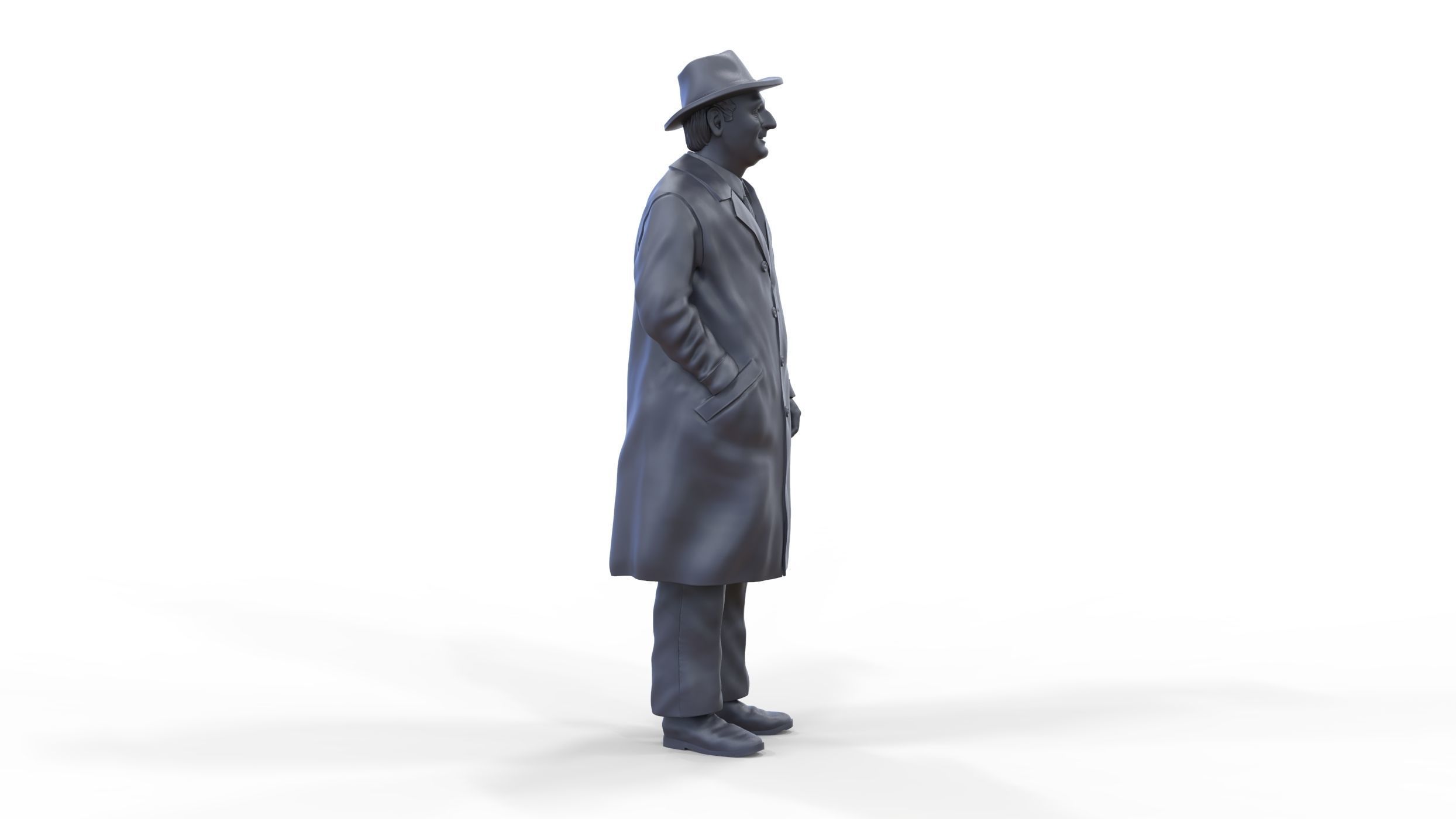 Enzo Ferrari Italian race car driver 3D print model_34