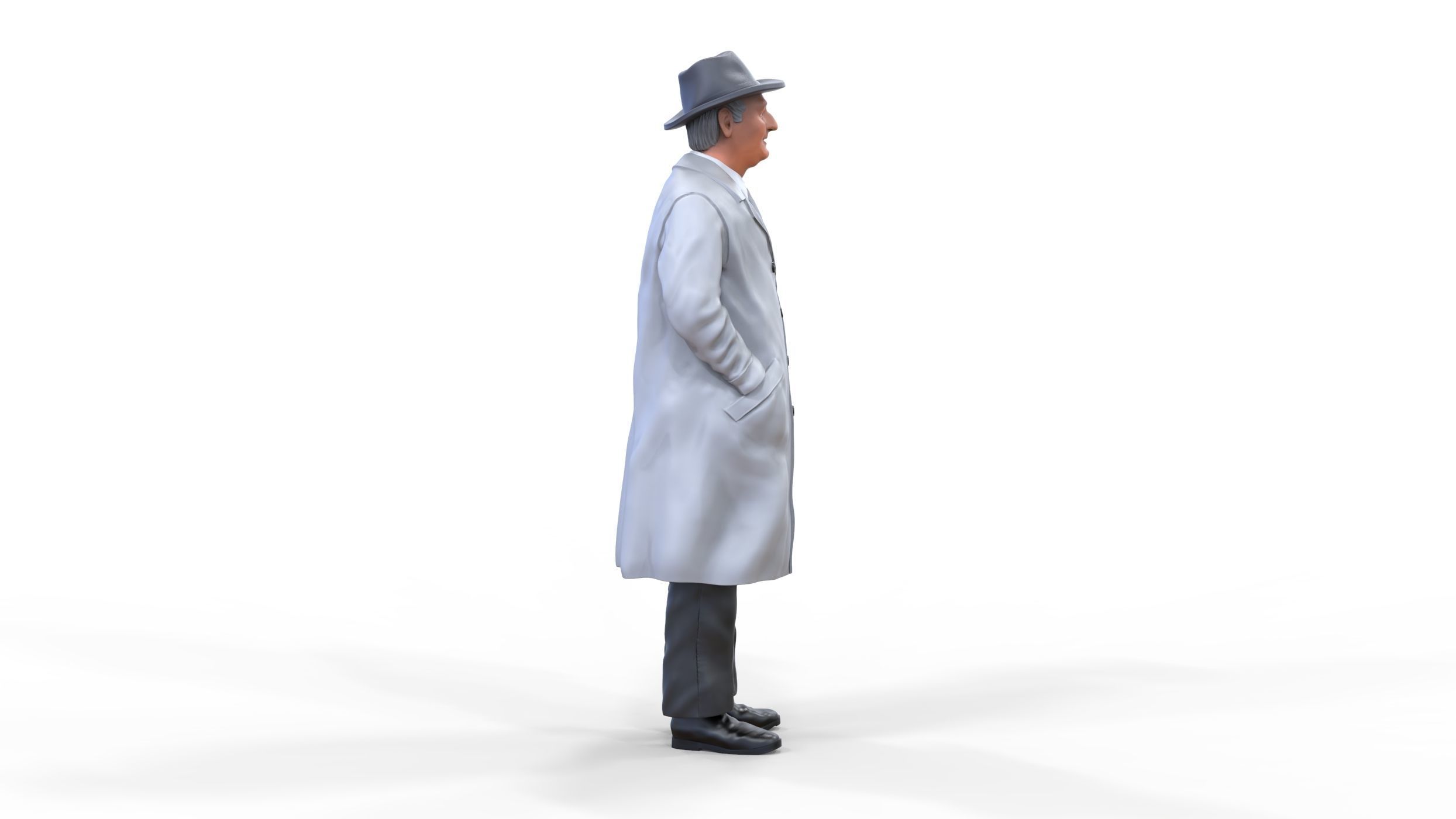 Enzo Ferrari Italian race car driver 3D print model_17