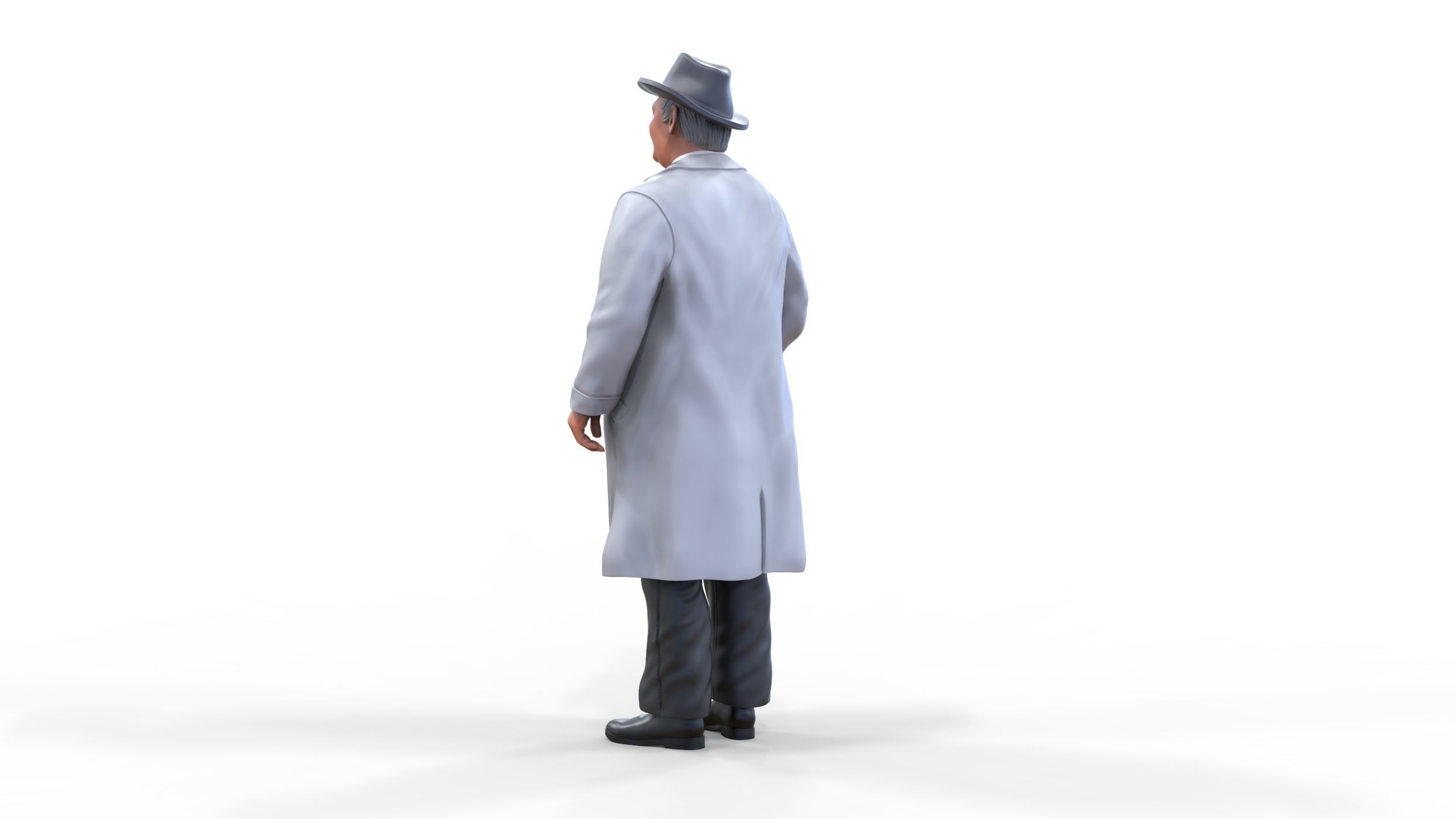 Enzo Ferrari Italian race car driver 3D print model_8