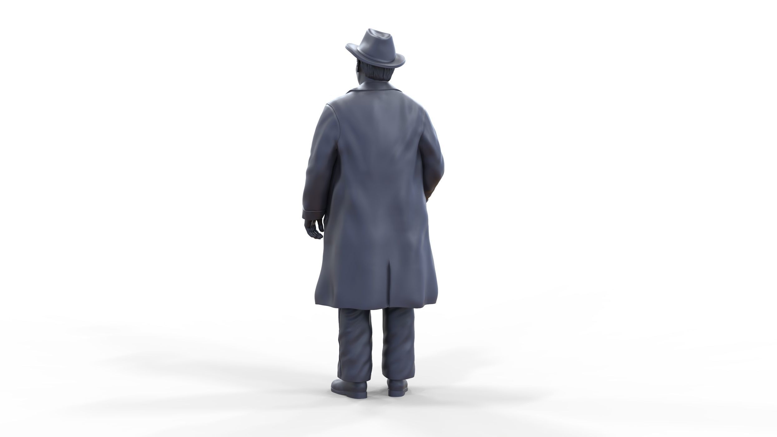 Enzo Ferrari Italian race car driver 3D print model_30