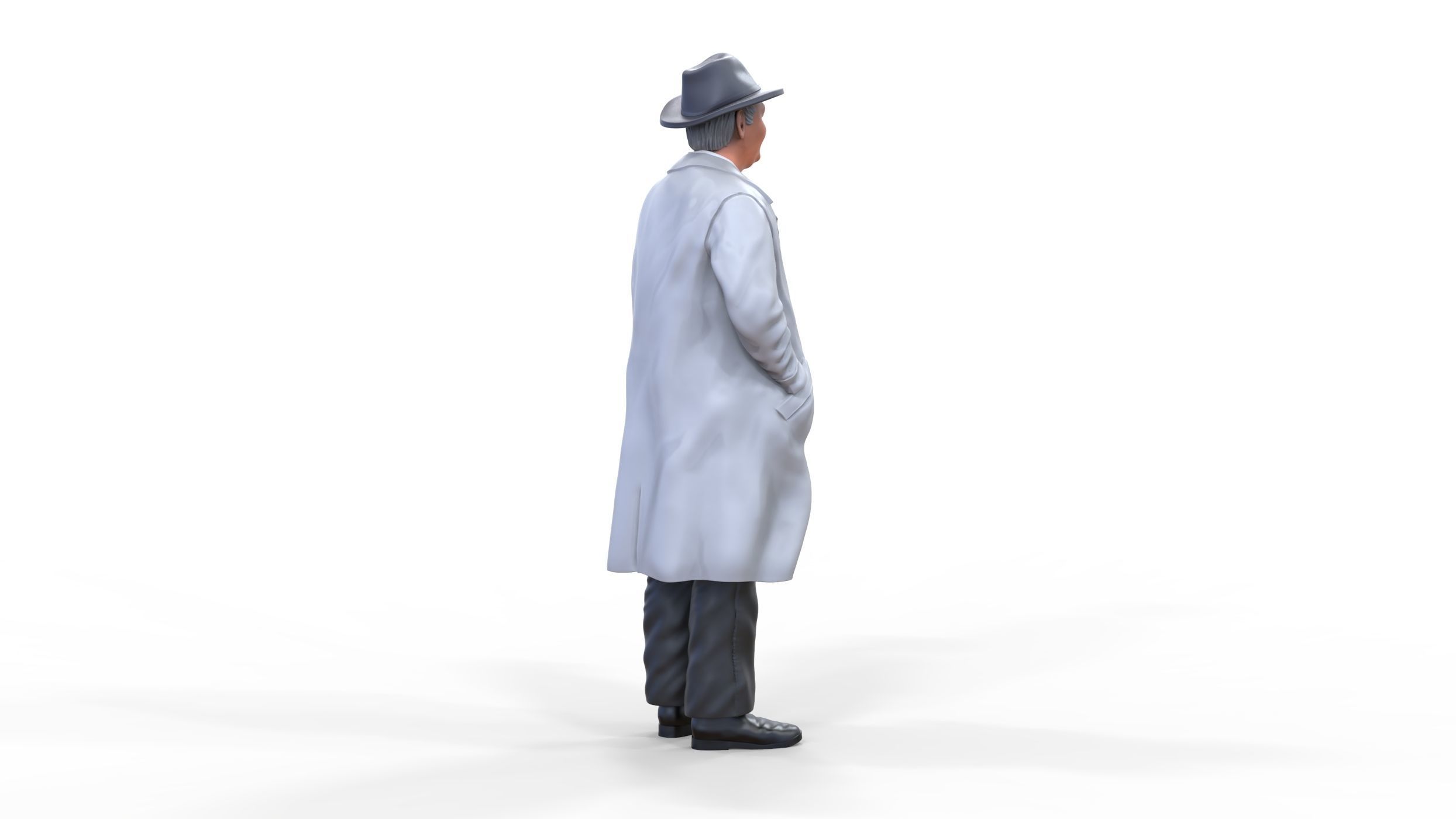 Enzo Ferrari Italian race car driver 3D print model_15