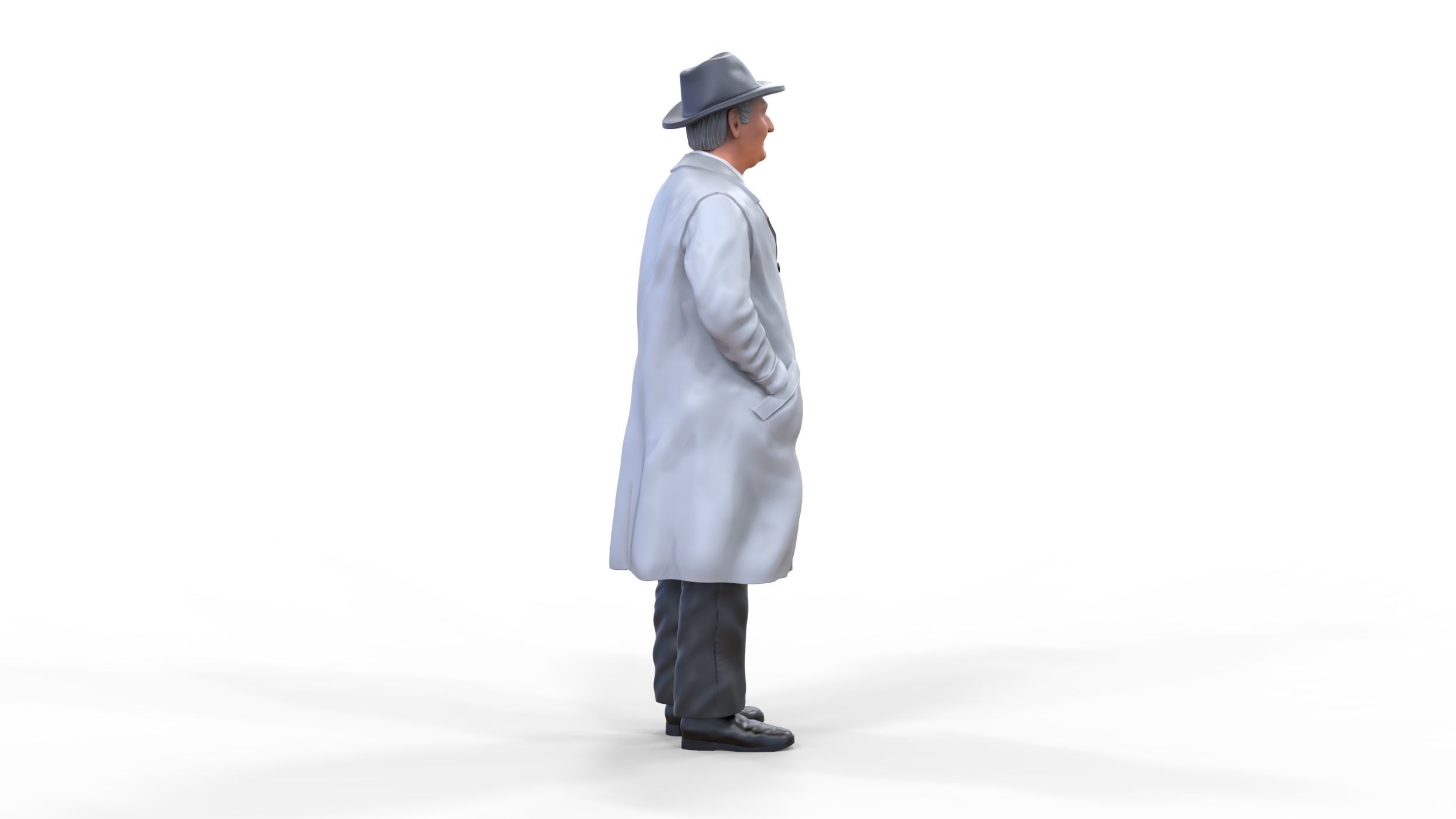 Enzo Ferrari Italian race car driver 3D print model_16