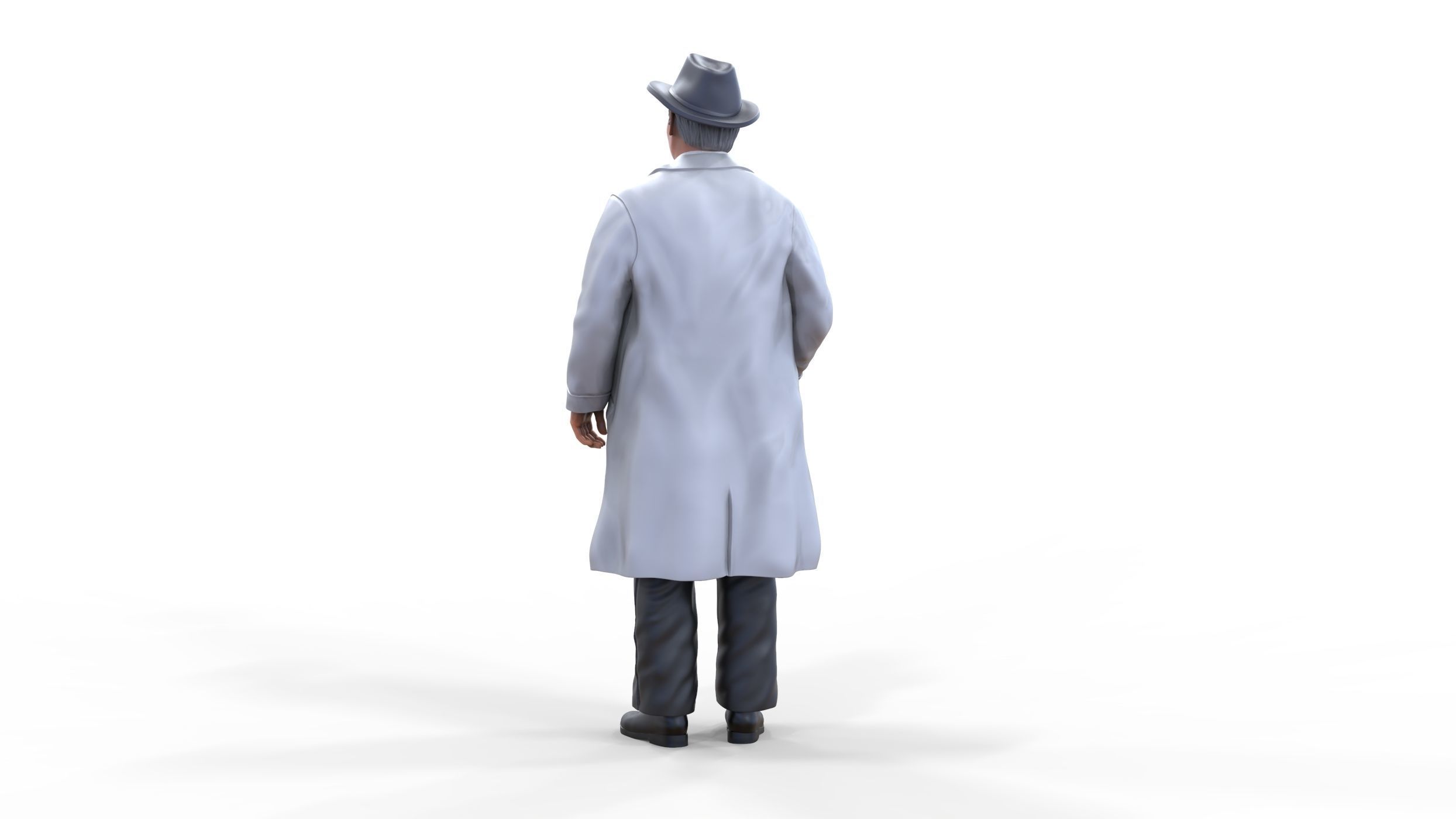 Enzo Ferrari Italian race car driver 3D print model_10