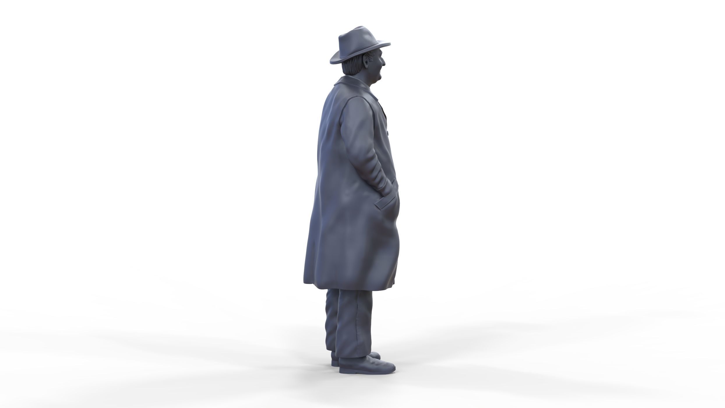 Enzo Ferrari Italian race car driver 3D print model_33