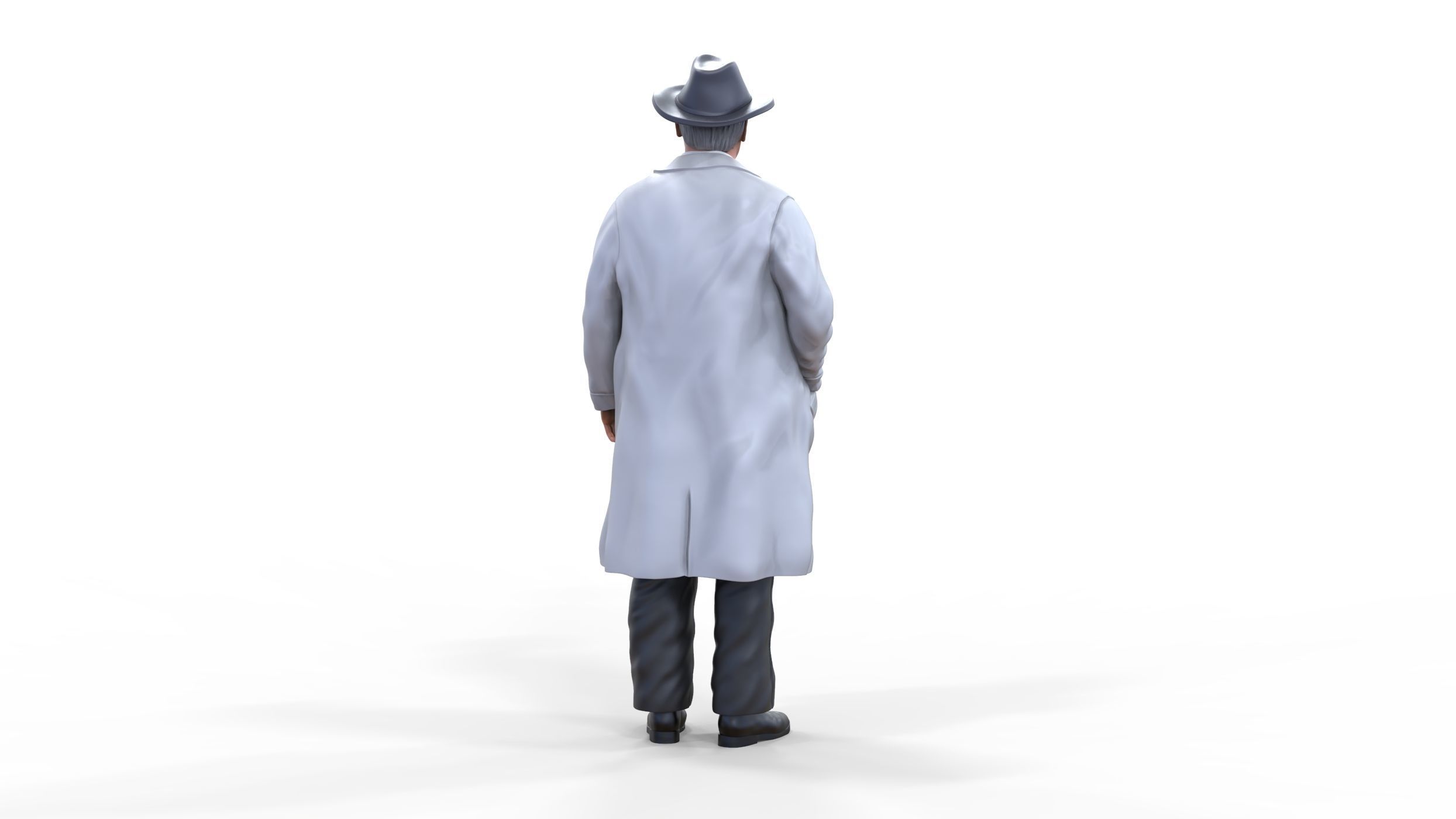 Enzo Ferrari Italian race car driver 3D print model_12