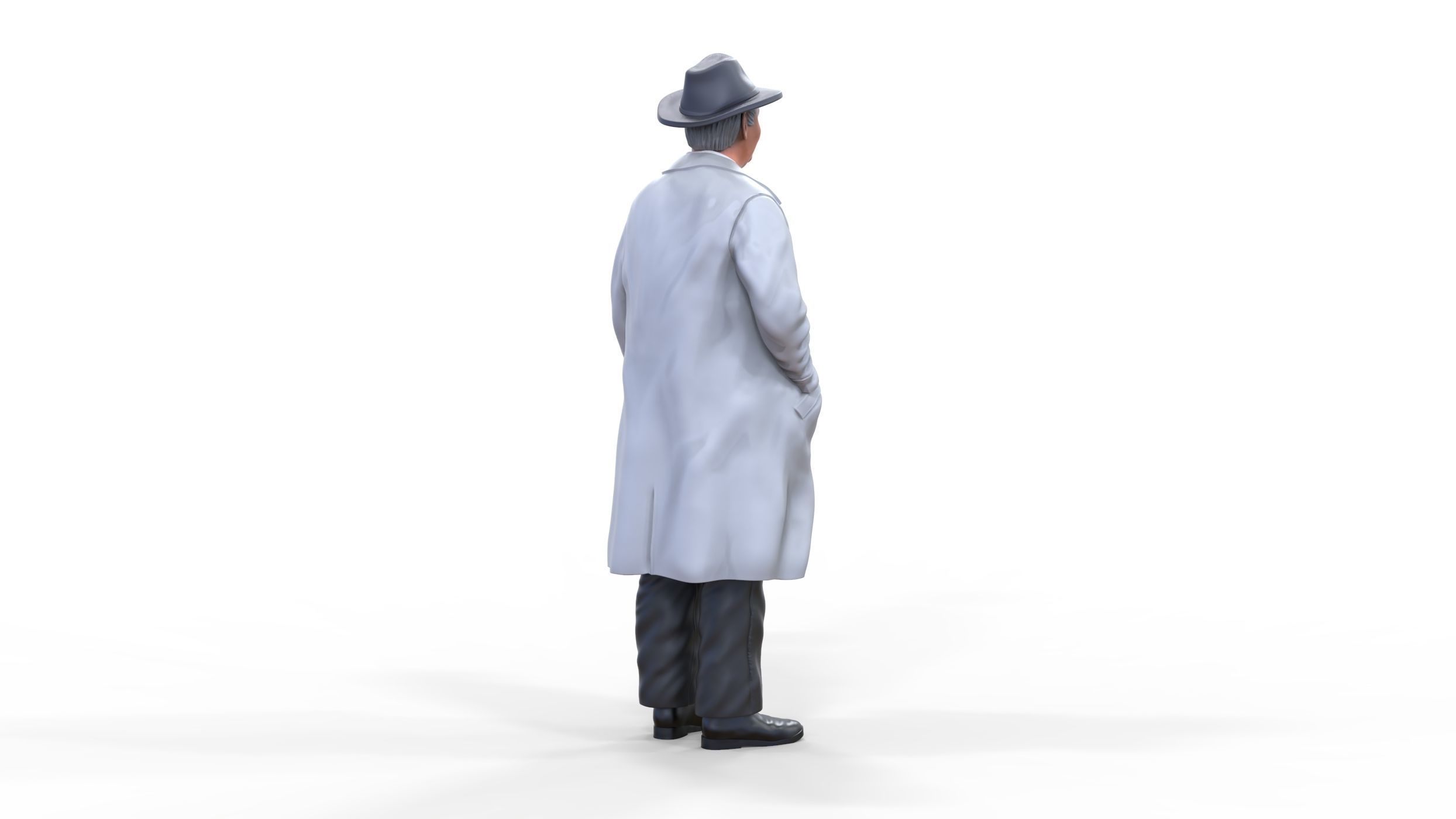 Enzo Ferrari Italian race car driver 3D print model_14